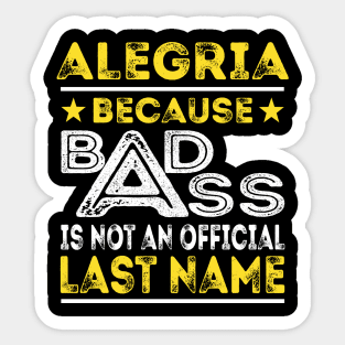 ALEGRIA Sticker